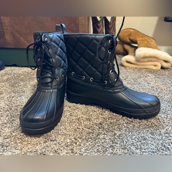 Sperry Top-Sider Women’s Gosling Black Duck Boots - Picture 4 of 11